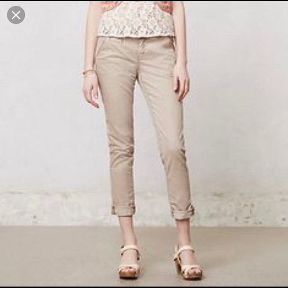 Anthropologie Pants - Pilcro Hypen Chinos in Beige